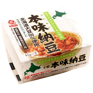 納豆100 使用北海道大豆小粒本味納豆2盒90g （神奈川縣製）|有機野菜通販