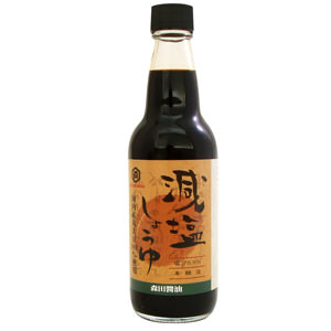 天然釀造 長期熟成減鹽醬油 360ml （島根縣製）
