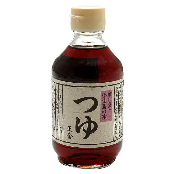 使用天然釀造醬油 正金麵汁300ml （香川縣製）