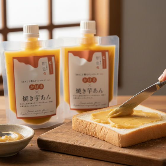 超方便創新 烤蕃薯豆沙醬