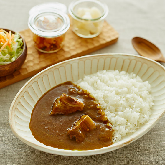 豚肉角煮咖喱 1人份（中辛）