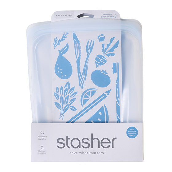 Stasher廚房萬用矽膠袋 L (透明)