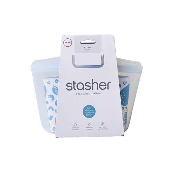 Stasher廚房萬用矽膠袋 碗狀S (透明)