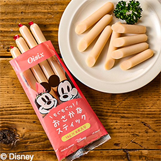 ＜Mickey & Minnie＞魚肉香腸 