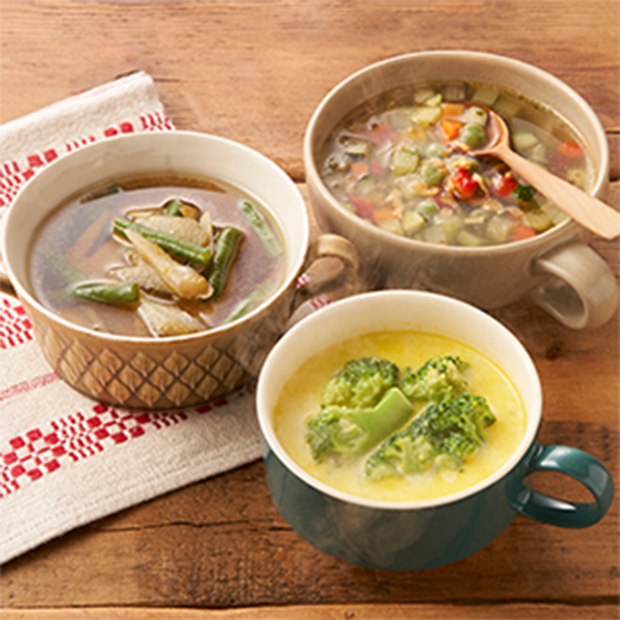 Kit2人份 無需切菜湯品3種(南瓜濃湯其他2款) 賞味14/12