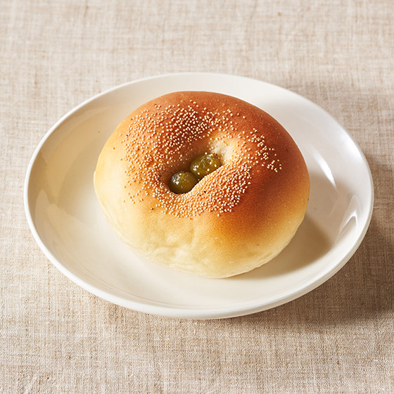 日式風味 綠豆豆沙包