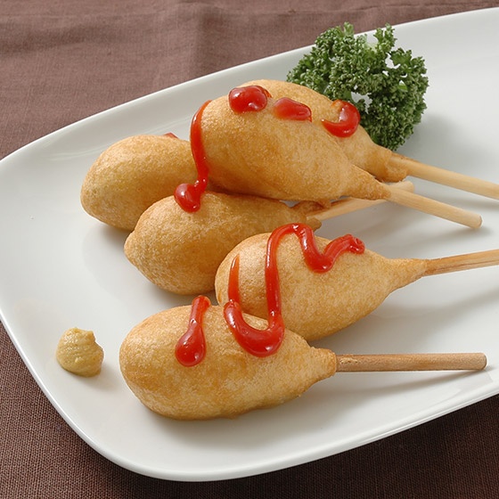 用日本小麥和豚肉 迷你美式炸熱狗