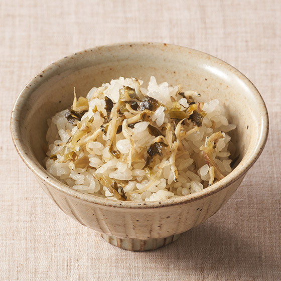 簡單製作日式調味飯 日本白飯魚&高菜飯素