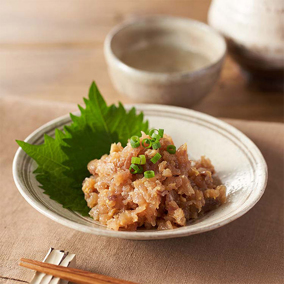 富山灣的味道！調味油甘魚蓉刺身 