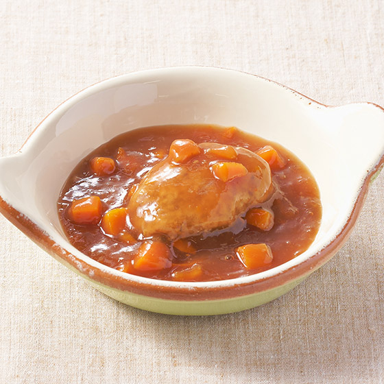 【BB食品12個月～】燉煮蔬菜漢堡扒