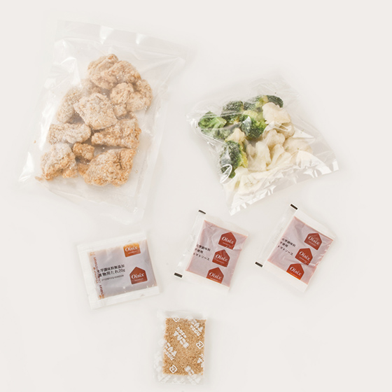 Kit3人份 無需菜刀！照燒蕃茄汁炸雞塊(另附前菜)