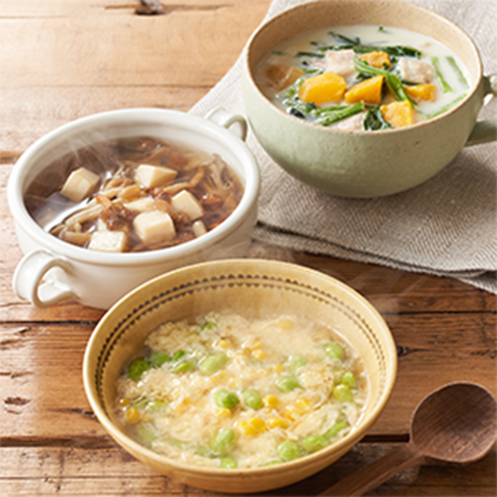 Kit2-3人份 無需切菜湯品(日本蘑菇豆腐湯其他2款)