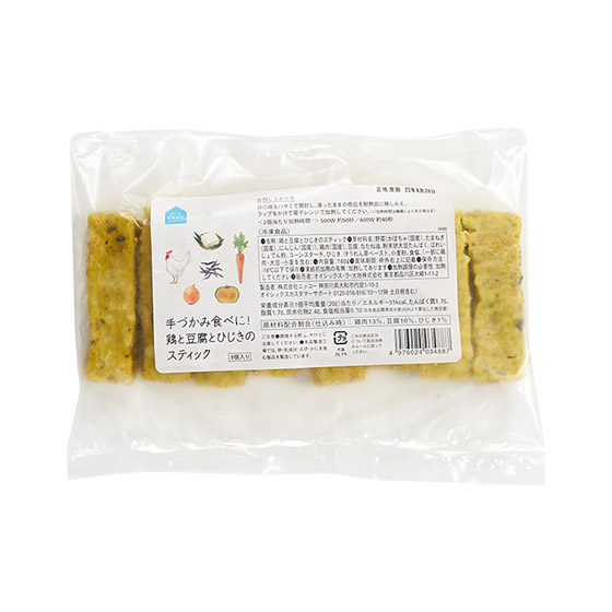 用手抓著吃！雞肉豆腐羊栖菜條