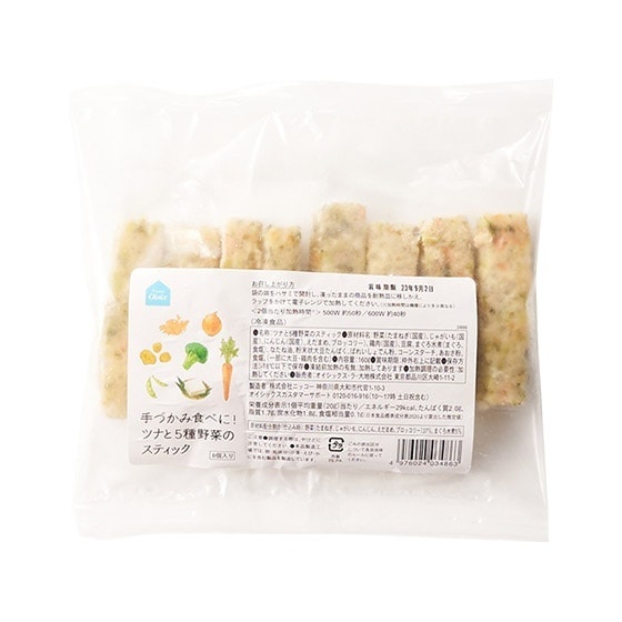 手抓食物！鮪魚豆腐五種蔬菜條