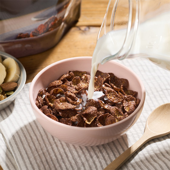 味道溫和 黑朱古力粟米片 140g