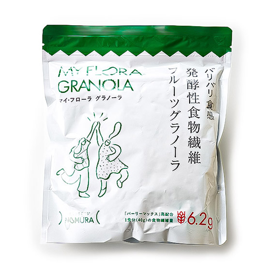 可以攝取發酵性膳食纖維　My Flora Granola