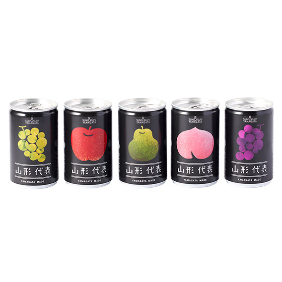 山形產果汁100%飲品5罐套裝