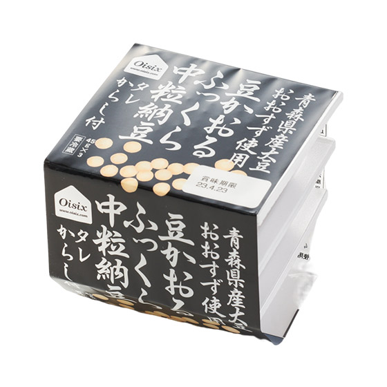 【中粒】濃郁豆香 國產蓬鬆納豆 45g×3盒