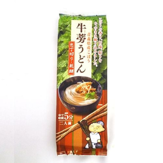 濃郁香氣 牛蒡烏冬