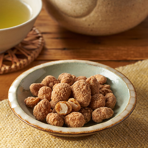 一口大小！黑糖花生