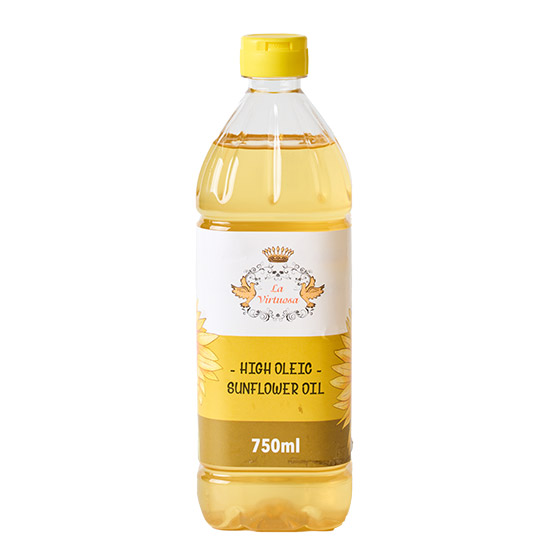 80%高油酸！炸物酥脆葵花籽油 750ml