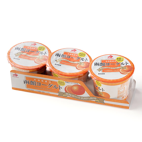 北海道產生乳使用 橙肉函館乳酪(3個)