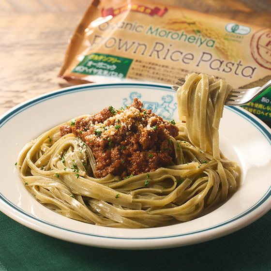 無麩質!有機黃麻葉糙米意粉