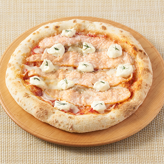 【Oisix精選】煙三文魚&忌廉芝士Pizza 賞味期限31/3