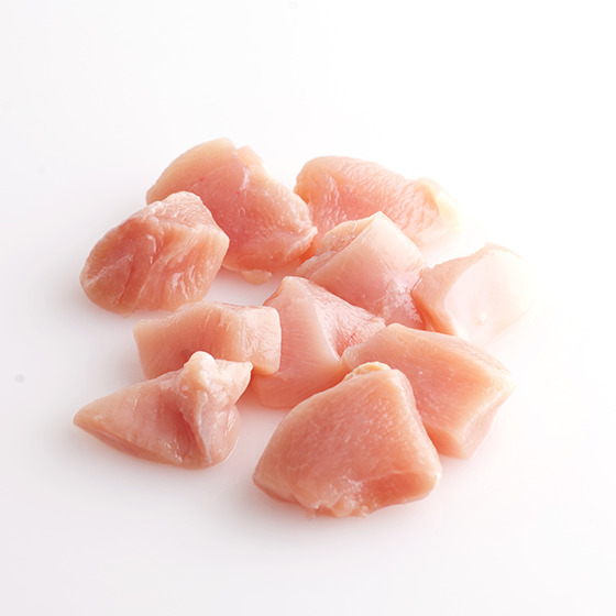 於北海道健康飼養 北海道白雞切塊雞胸肉