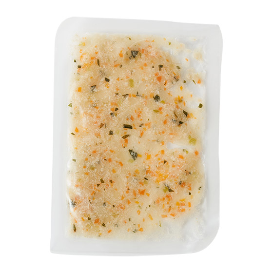 【離乳食7～8個月】雞胸肉與5種蔬菜的和風燉菜