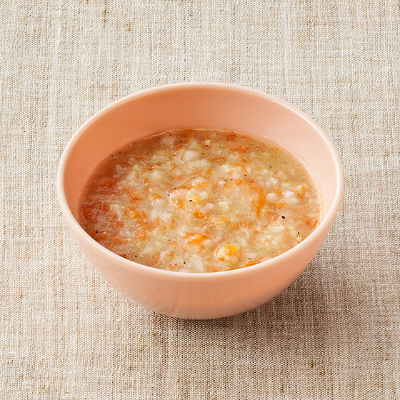 【離乳食7～8個月】吻仔魚芋頭和風勾芡