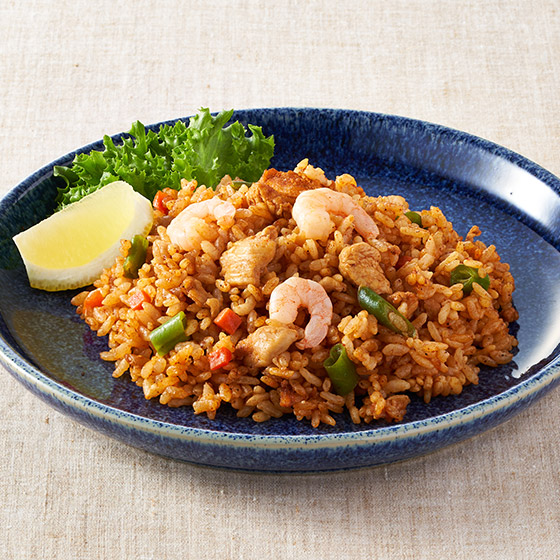 微波爐加熱即可!蝦仁雞肉辣炒什錦燴飯