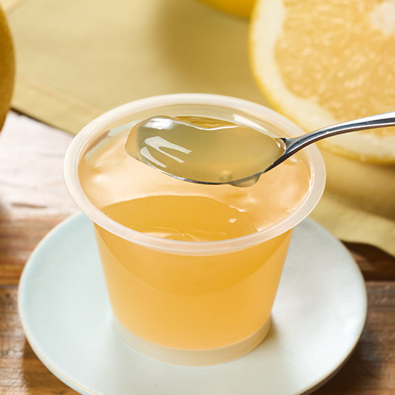 軟滑口感！鹽味西柚啫喱