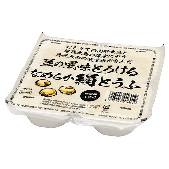 食用方便！豆香濃郁入口即化 嫩滑絹豆腐 4件裝