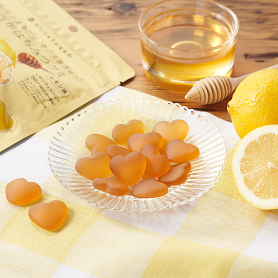 使用甜菜糖！百年蜂蜜軟糖 檸檬味