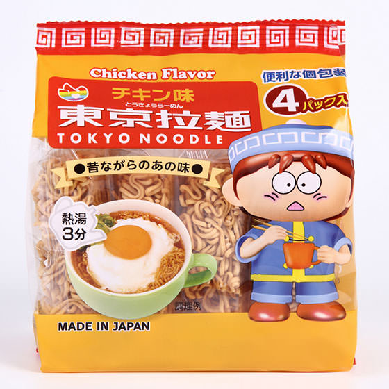 迷你尺寸 即食古早雞肉味東京拉麵