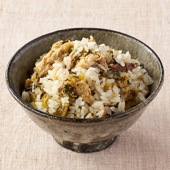 只需攪拌即可 鯖魚阿蘇高菜飯素