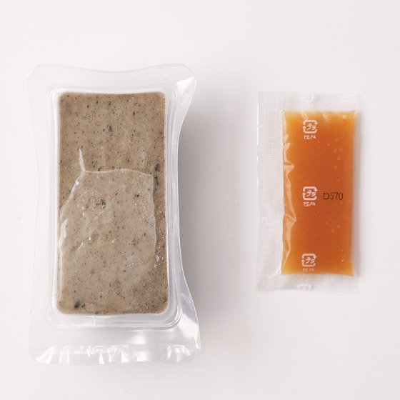 吸收湯汁後口感軟糯 京生麩芝麻味（付柚子味噌）