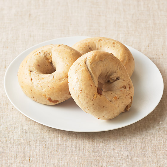 風味十足 適合在下午茶品嚐 無花果核桃Bagel（3個）