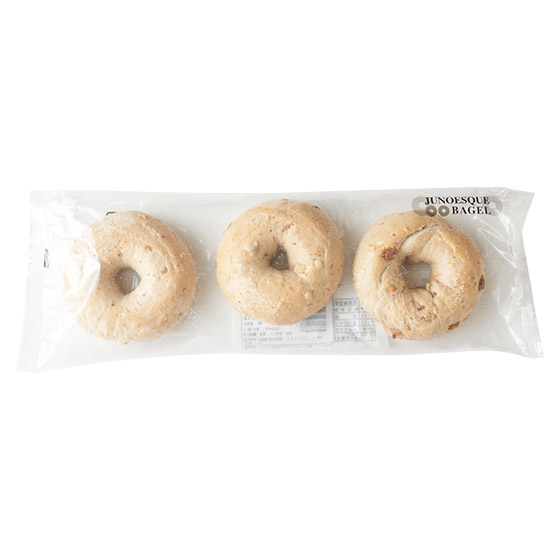 風味十足 適合在下午茶品嚐 無花果核桃Bagel（3個）