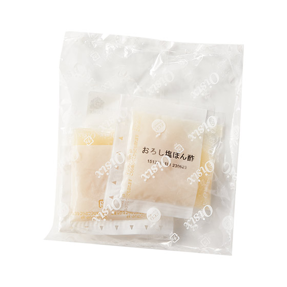 【一次用完】含粒粒蘿蔔泥鹽柚子醋 3包 賞味期限10/6