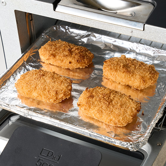 享受鮮炸的香脆口感！ 吉列炸蝦餅