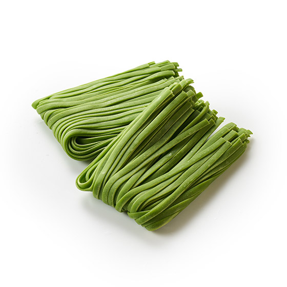 【冷凍】彈牙生義大利麵・菠菜寬麵 賞味期限18/6