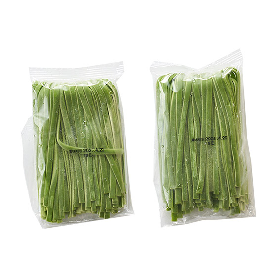 【冷凍】彈牙生義大利麵・菠菜寬麵 賞味期限18/6