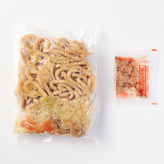 微波爐即煮！爽脆蔬菜肉炒烏冬