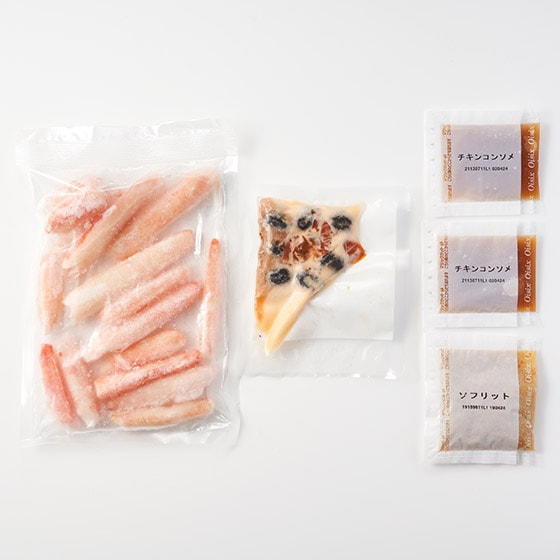 蟹肉橄欖乾番茄炒飯組合