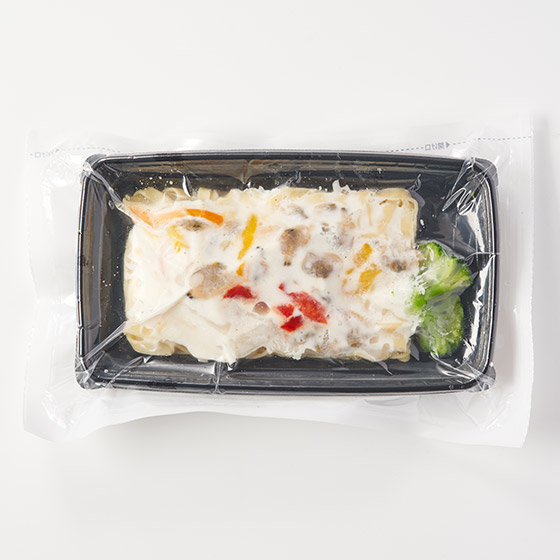 【微波爐意粉】海鮮滿滿！芝士忌廉意粉