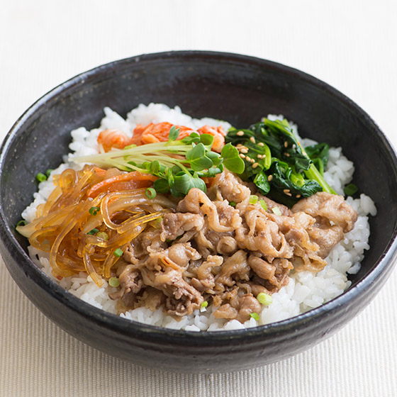 熱水加熱OK！韓式牛小排丼材料包