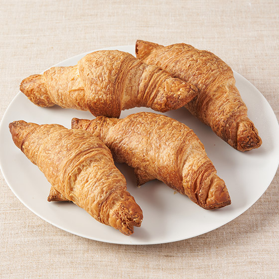 無須解凍直接烘烤！鬆鬆軟軟牛角包4個