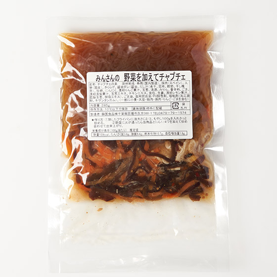 加入芽菜和韭菜！韓式豬肉雜菜炒粉絲